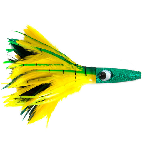 C&H Wahoo Whacker Feather Lure (Dolphin Feather Skirt)